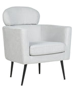 Armchair SOBY Fabric Light Grey