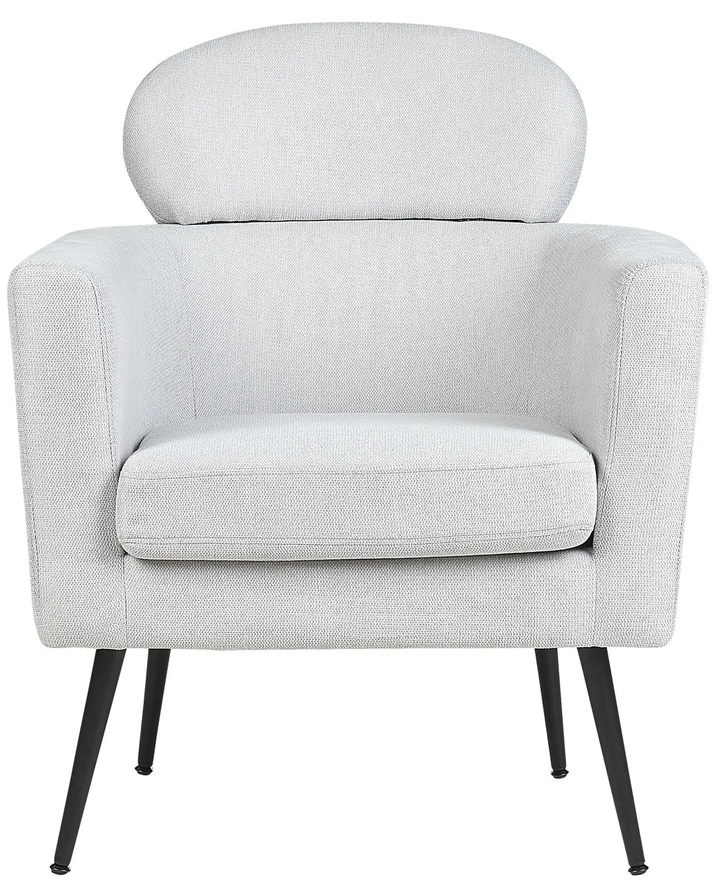 Armchair SOBY Fabric Light Grey