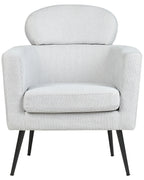 Armchair SOBY Fabric Light Grey