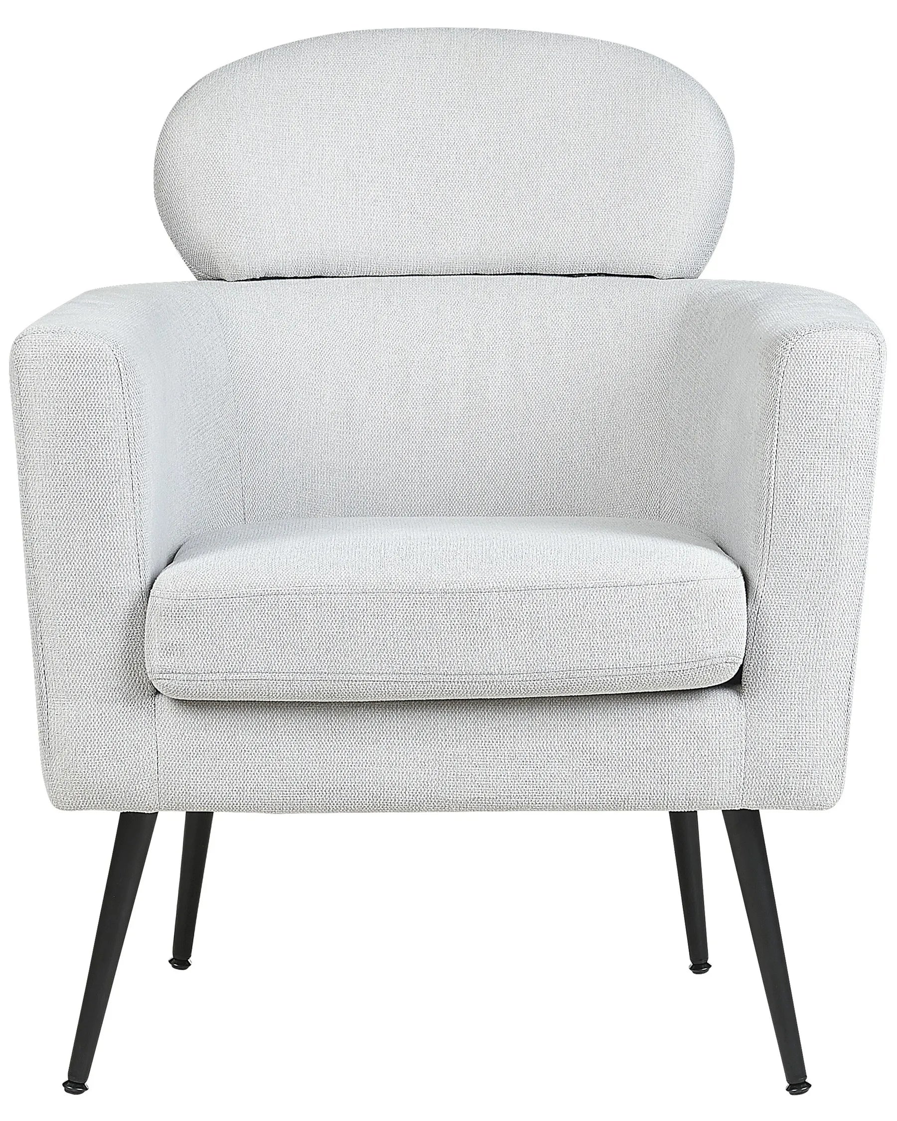 Armchair SOBY Fabric Light Grey