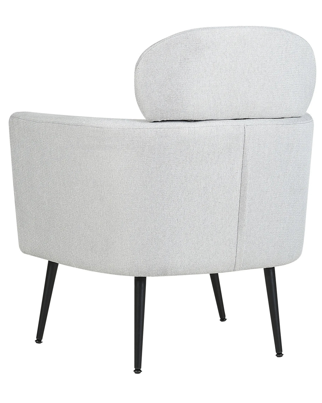 Armchair SOBY Fabric Light Grey