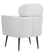 Armchair SOBY Fabric Light Grey