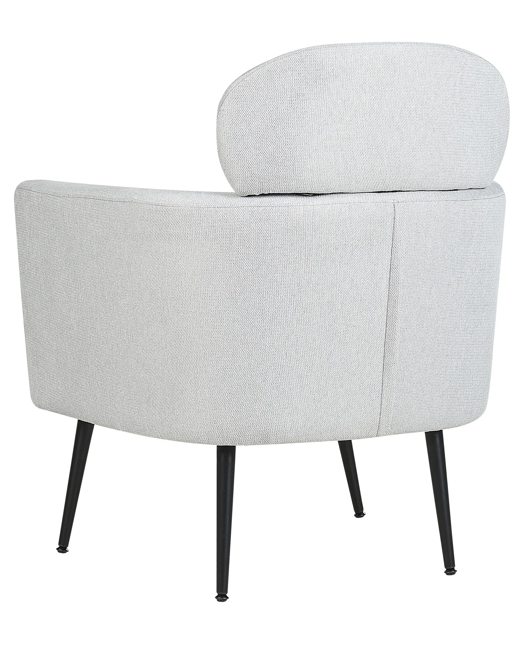 Armchair SOBY Fabric Light Grey