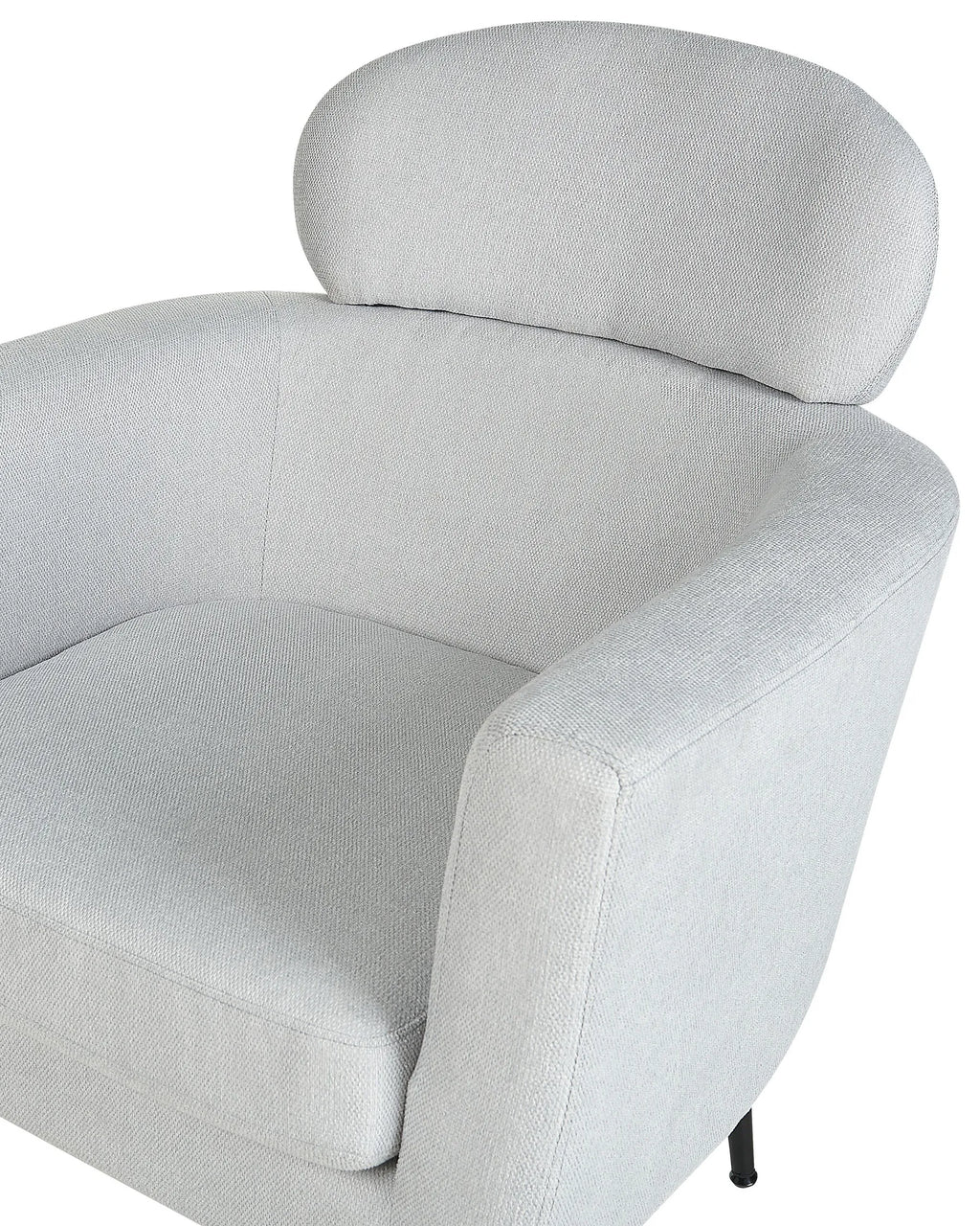 Armchair SOBY Fabric Light Grey
