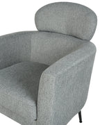 Armchair SOBY Fabric Grey