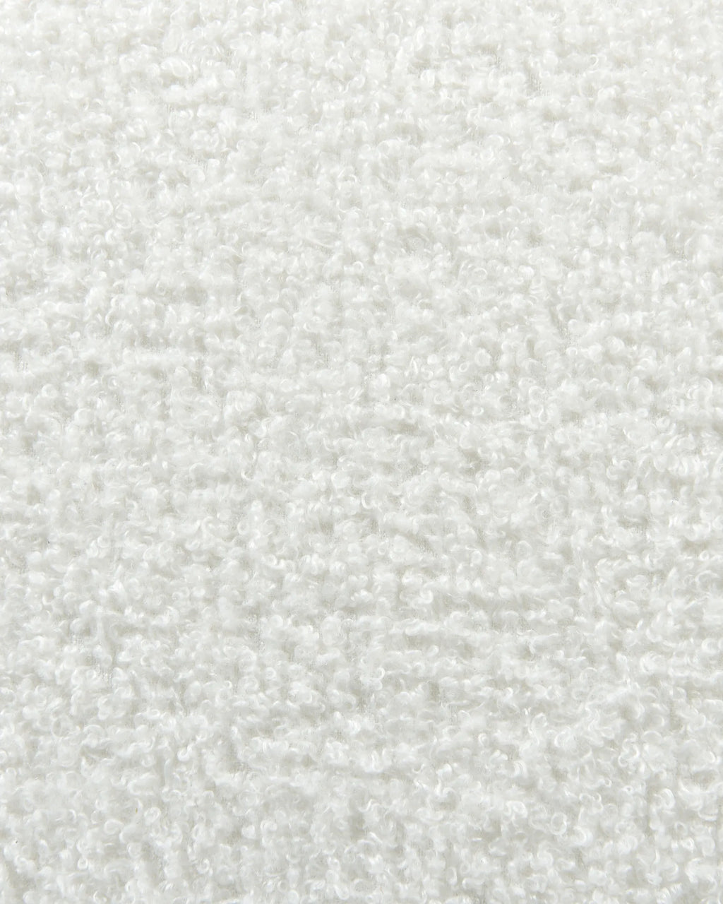 Swivel Armchair DAVIK Boucle Off-White