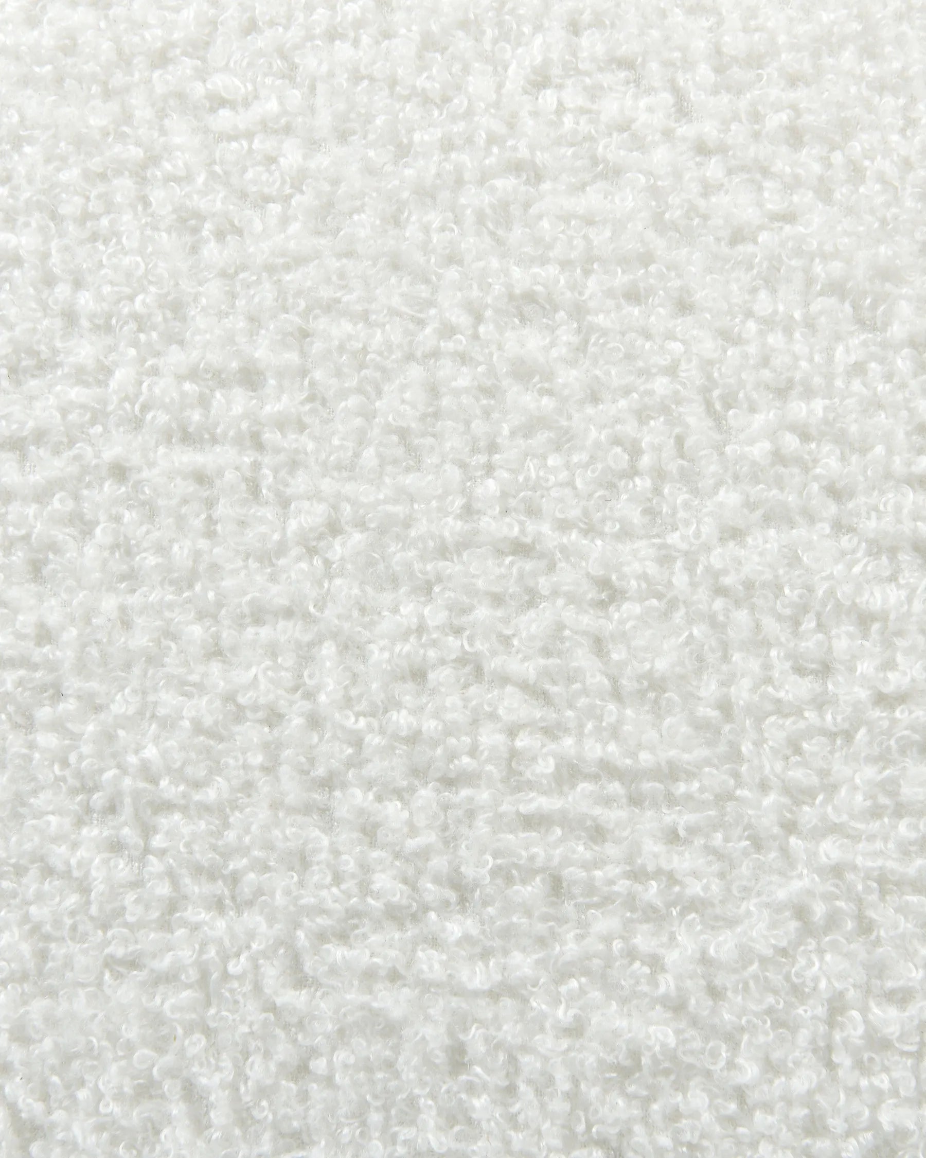 Swivel Armchair DAVIK Boucle Off-White