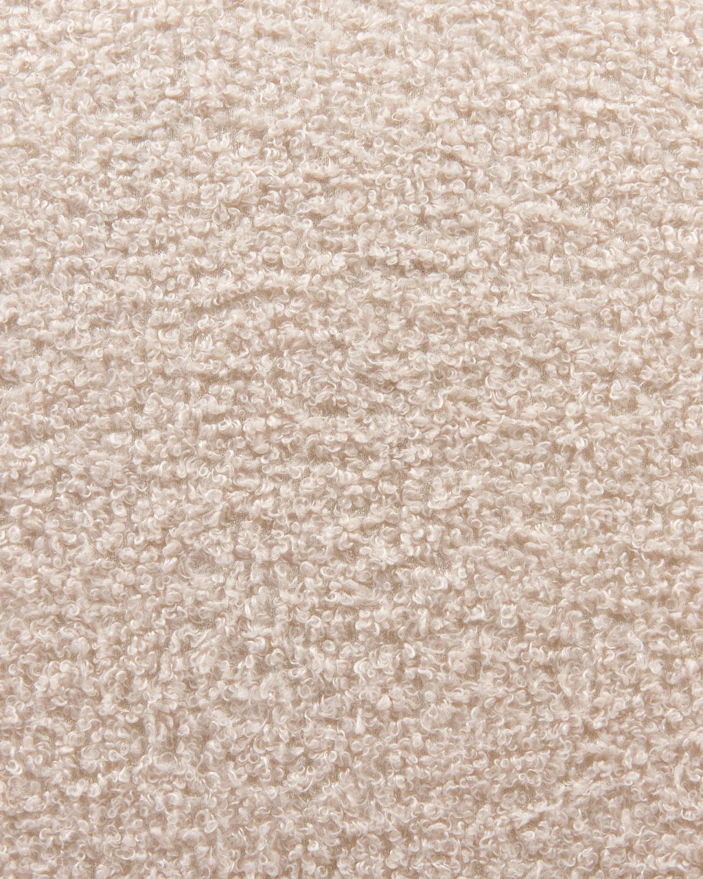 Swivel Armchair DAVIK Boucle Beige