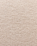 Swivel Armchair DAVIK Boucle Beige