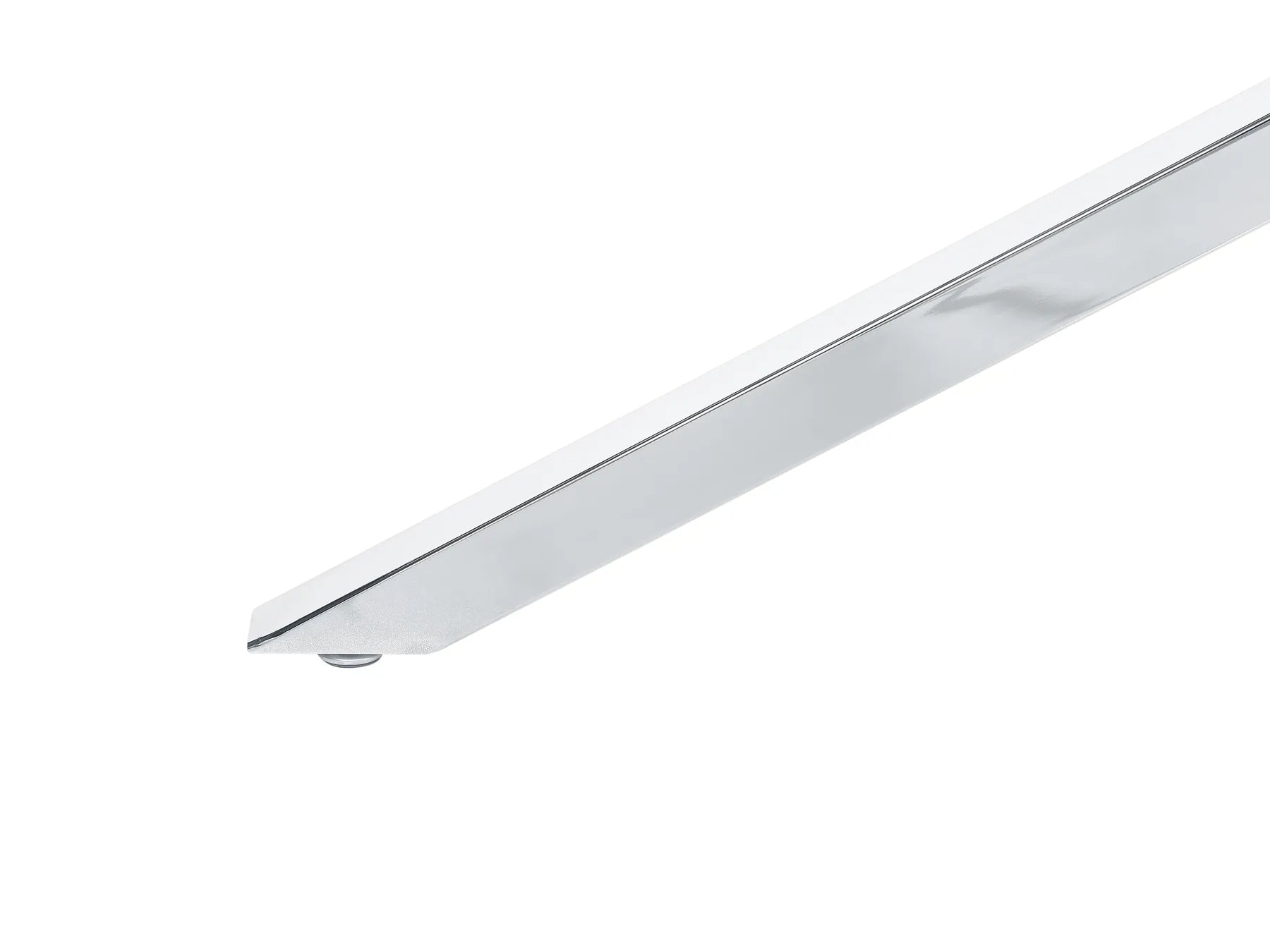 Dining Table CORA Silver 160 cm 90 cm Tempered Glass