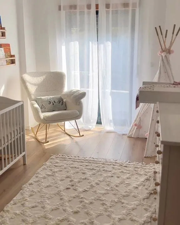 Rocking Chair SILENO Boucle White — alternate product view