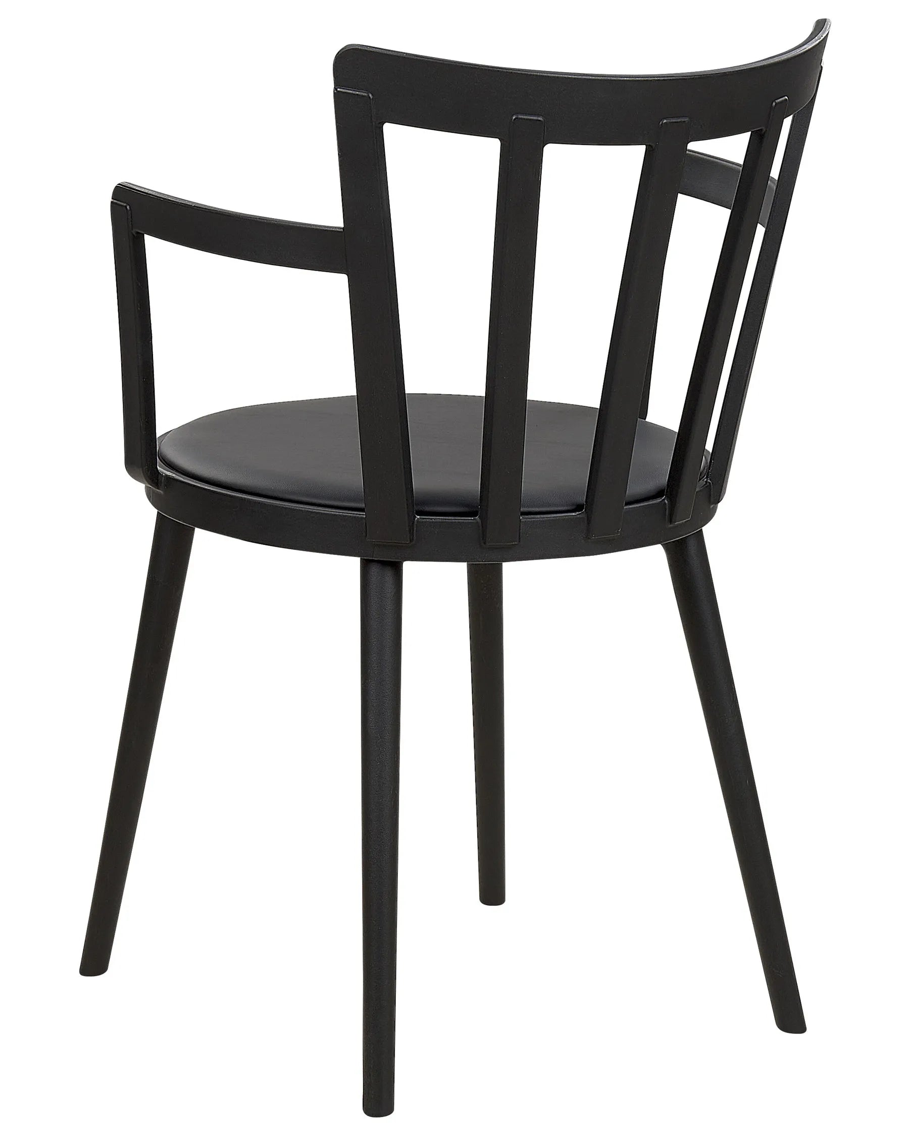 Set of 4 Dining Chairs MORILL Black