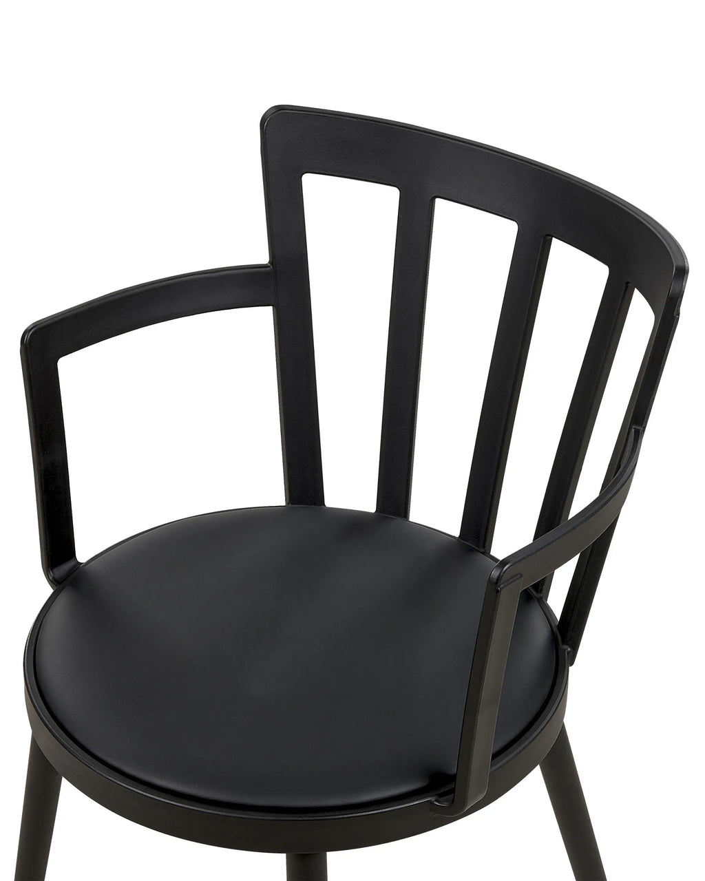 Set of 4 Dining Chairs MORILL Black