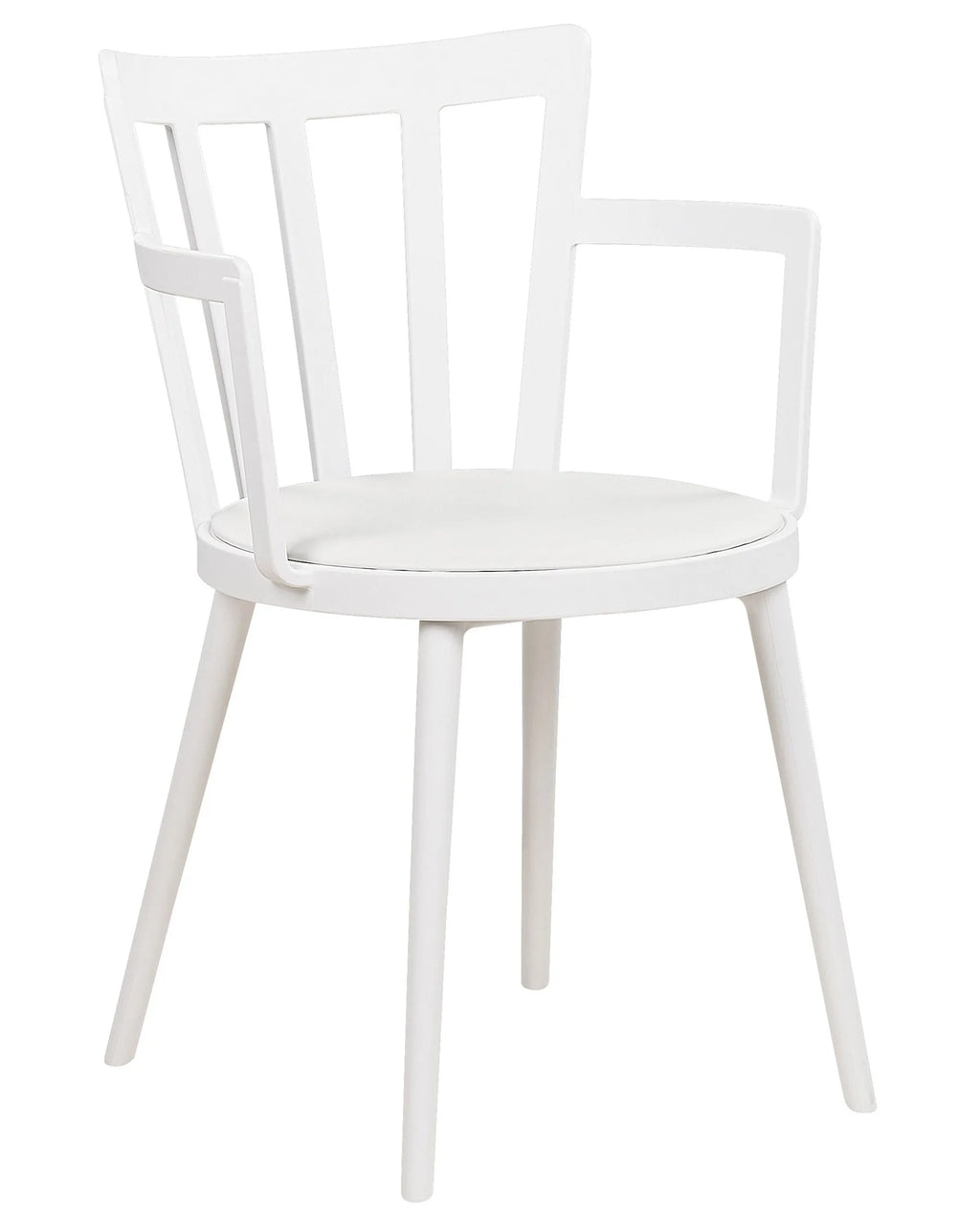 Set of 4 Dining Chairs MORILL White