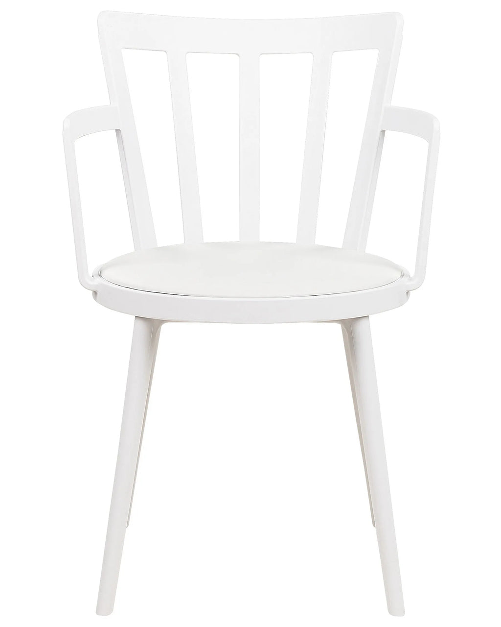 Set of 4 Dining Chairs MORILL White
