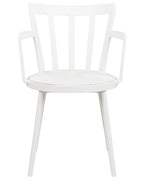 Set of 4 Dining Chairs MORILL White