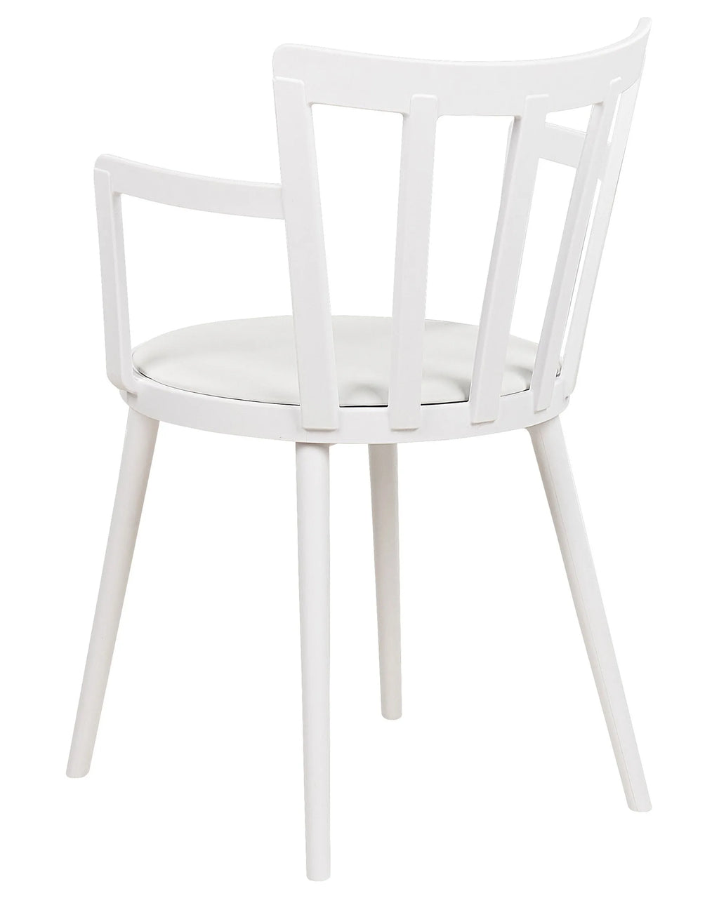 Set of 4 Dining Chairs MORILL White