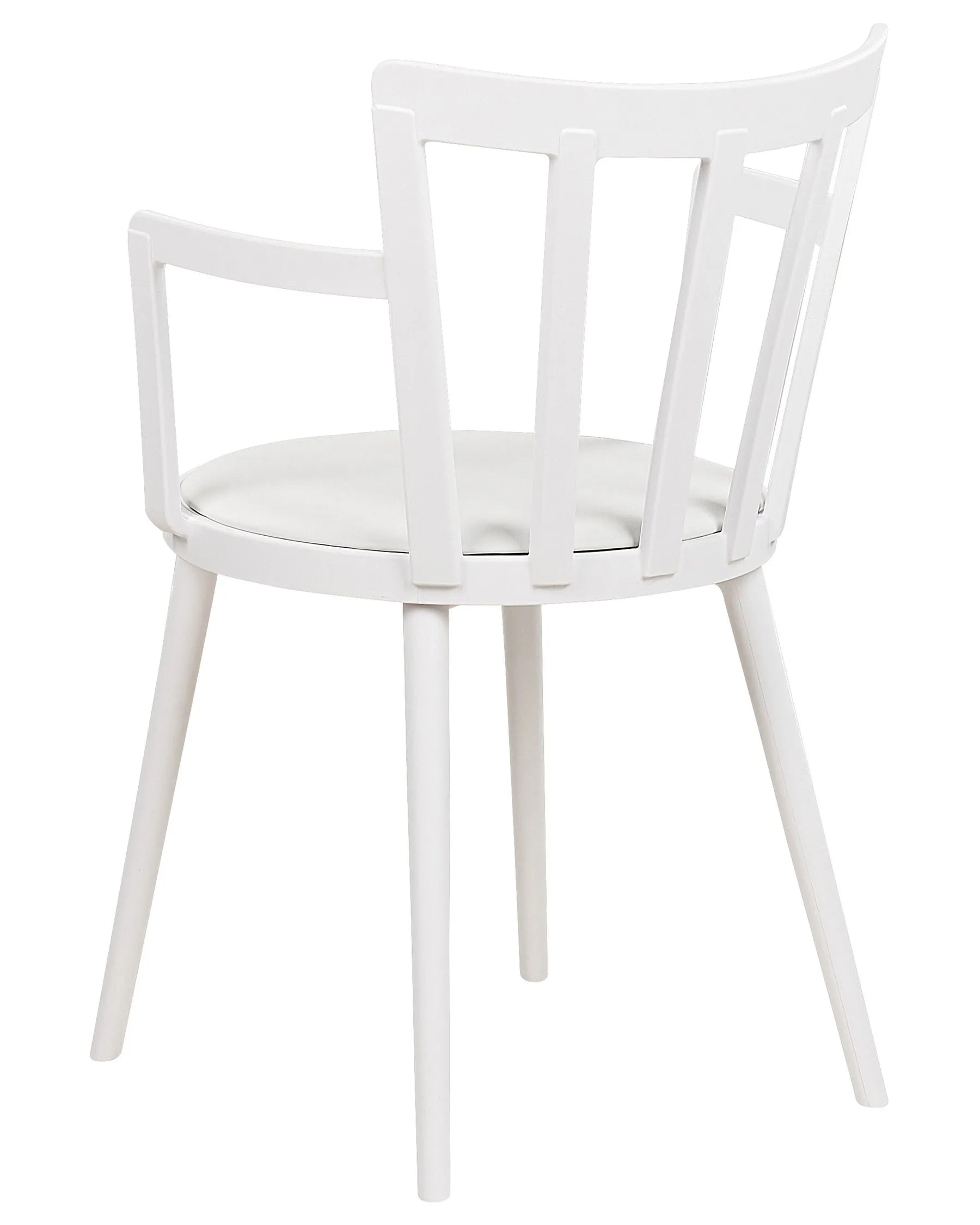 Set of 4 Dining Chairs MORILL White