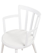 Set of 4 Dining Chairs MORILL White