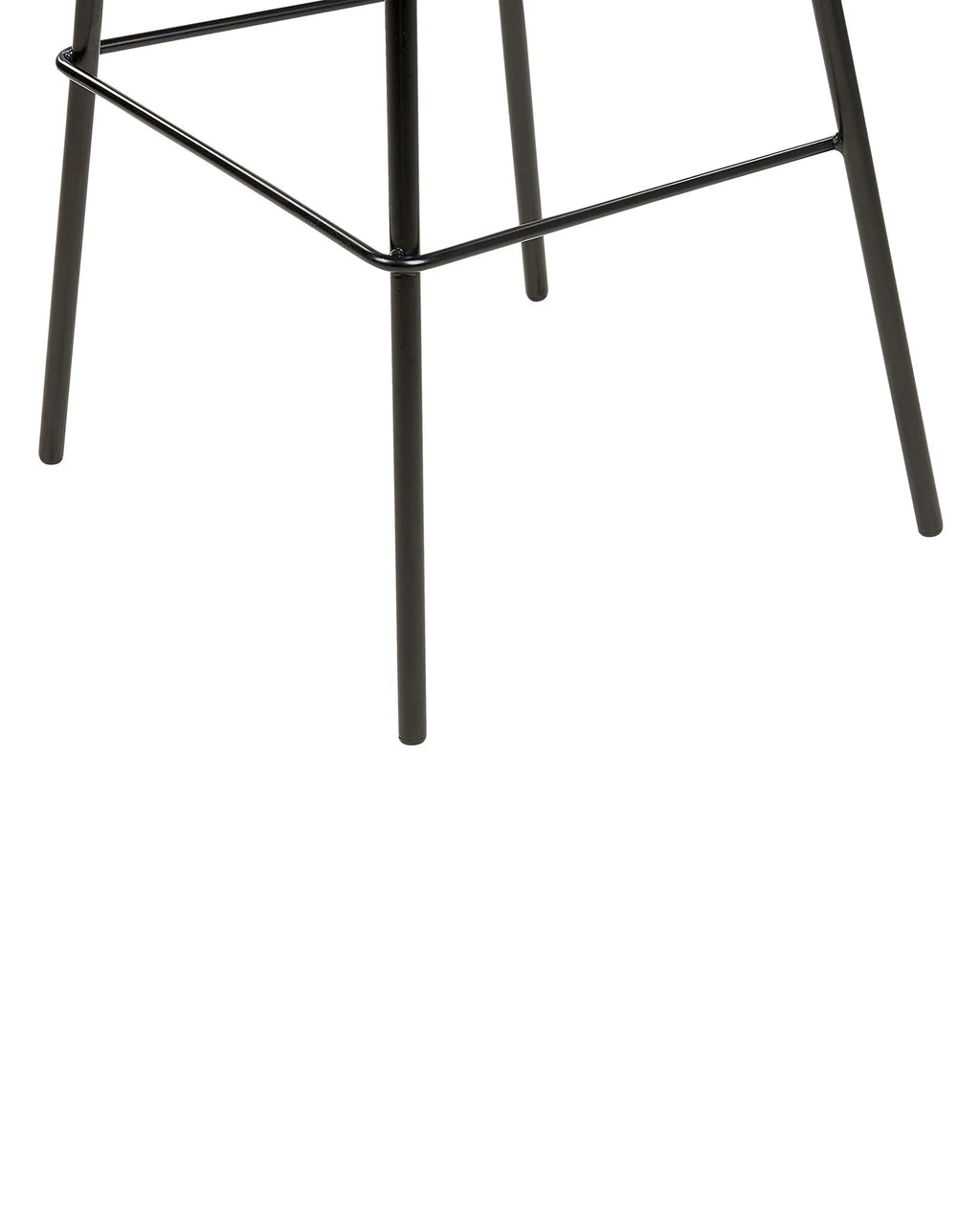 Set of 4 Bar Chairs MORA Black