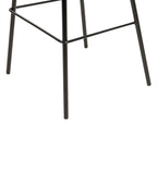 Set of 4 Bar Chairs MORA Black