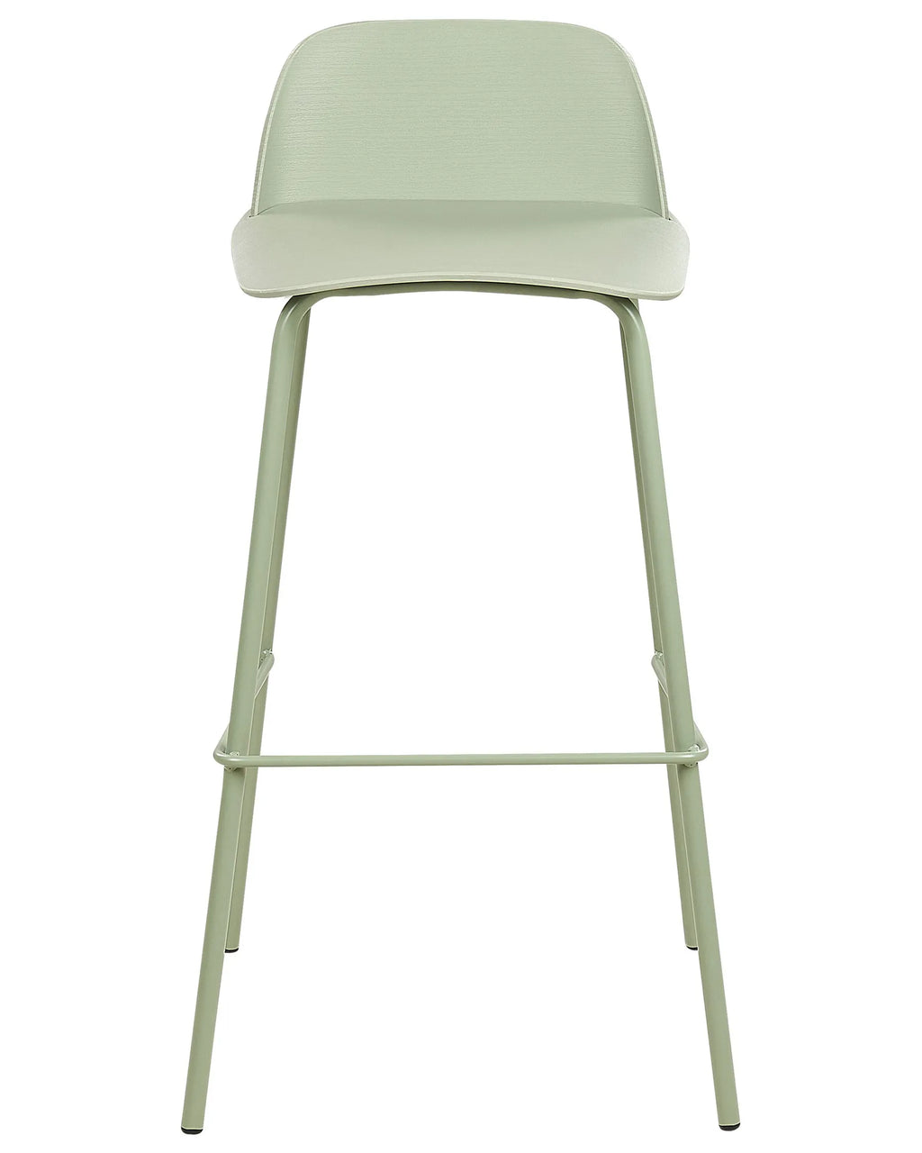 Set of 4 Bar Chairs MORA Light Green