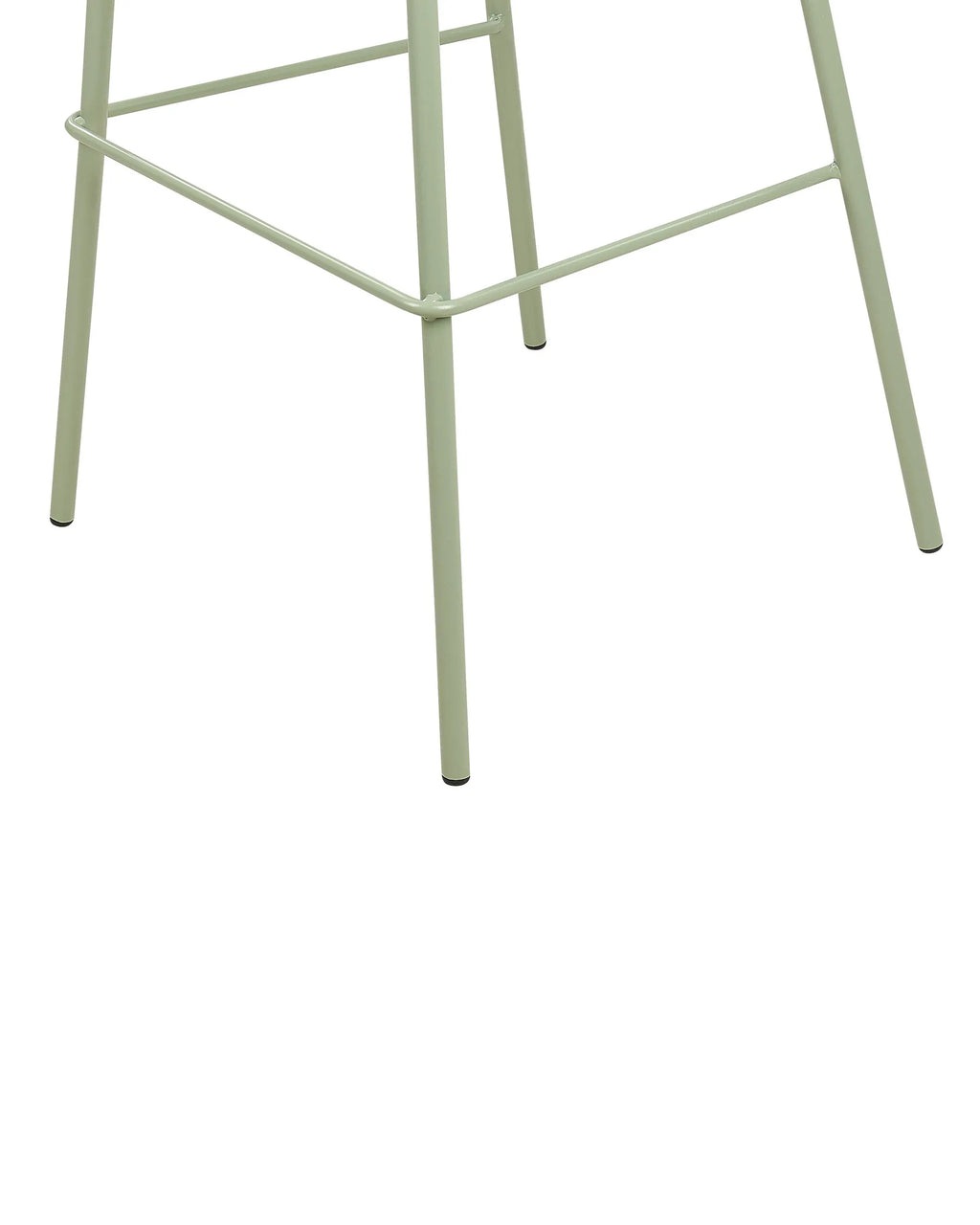 Set of 4 Bar Chairs MORA Light Green