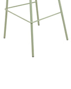 Set of 4 Bar Chairs MORA Light Green
