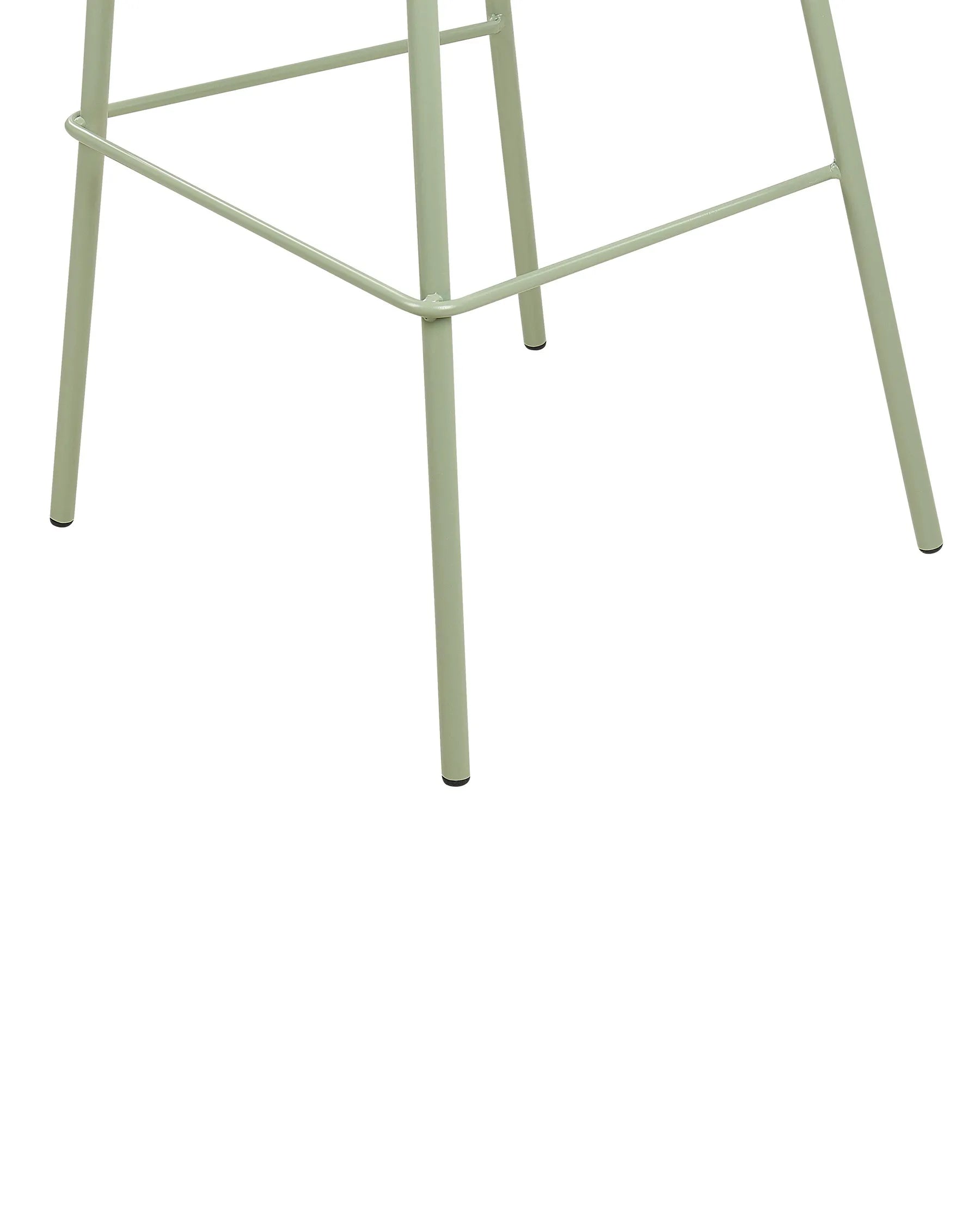 Set of 4 Bar Chairs MORA Light Green