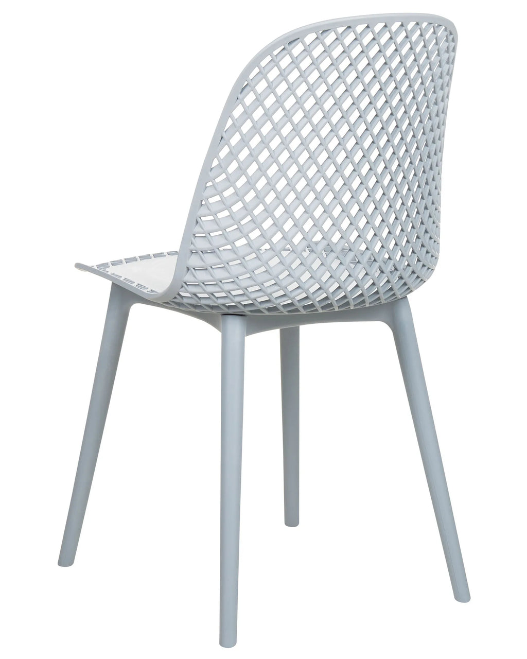 Set of 4 Dining Chairs EMORY Light Blue