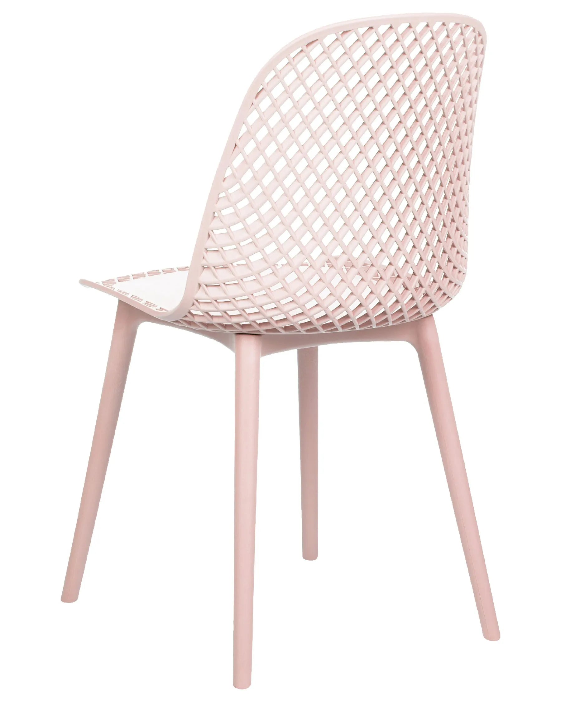 Set of 4 Dining Chairs EMORY Pastel Pink