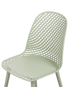 Set of 4 Dining Chairs EMORY Light Green