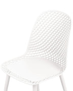 Set of 4 Dining Chairs EMORY White