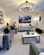 Coffee Table DELANO Marble/ Black