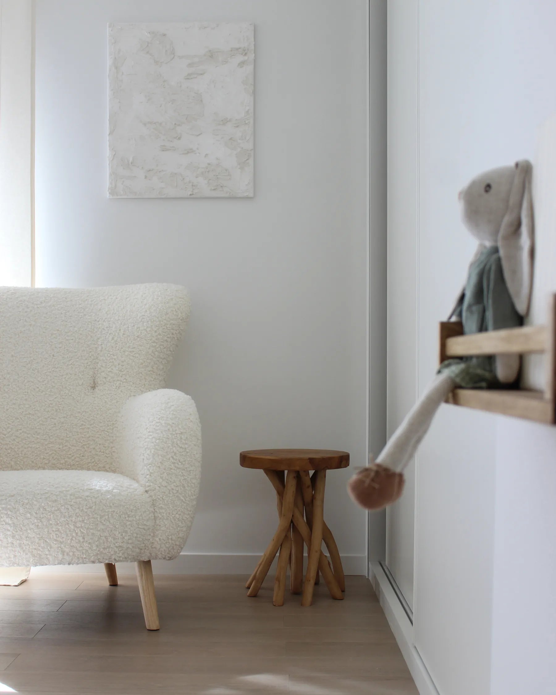 Side Table MERRITT Teak Wood Brown