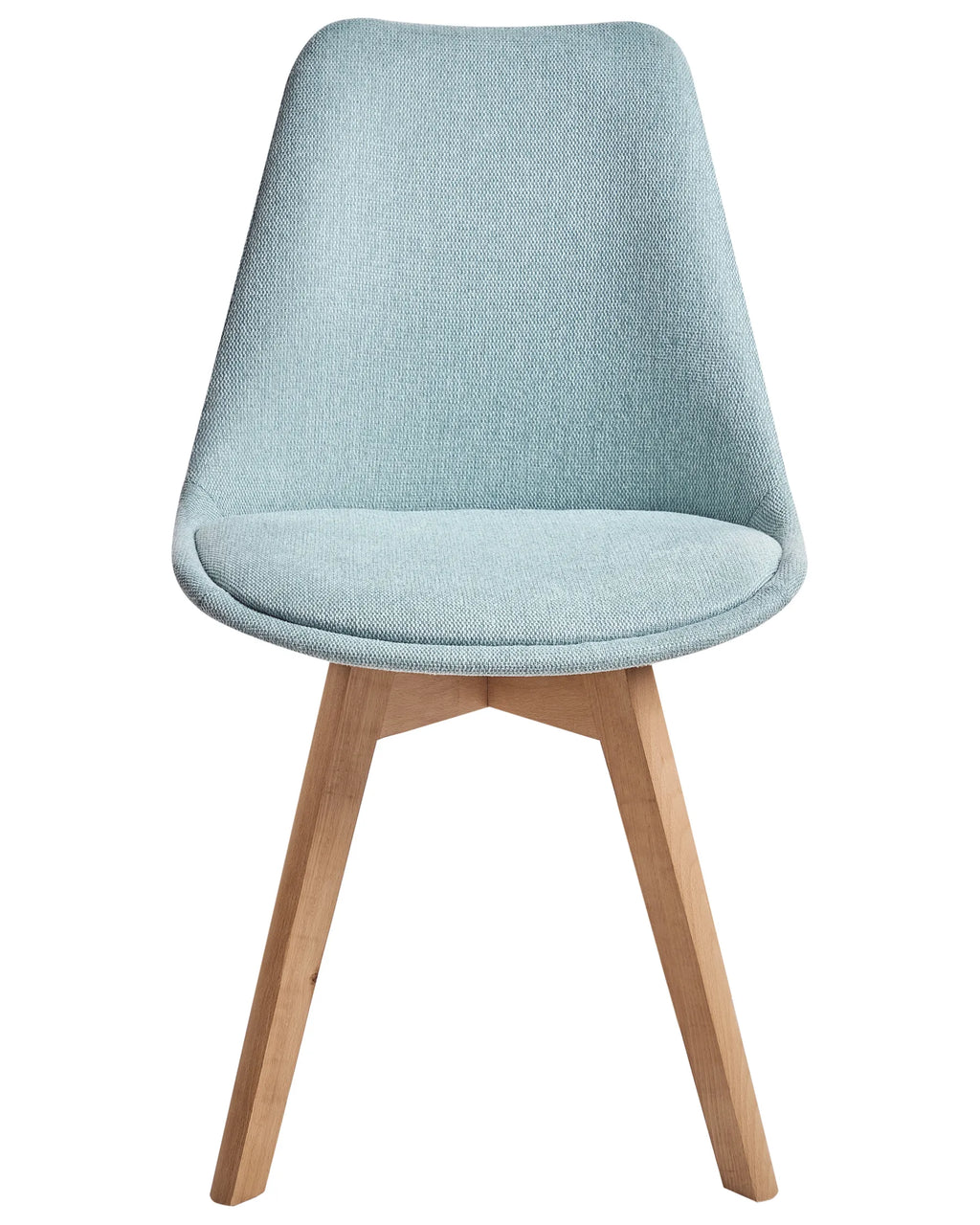 Set of 2 Dining Chairs DAKOTA II Fabric Mint Green
