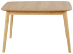 Extending Dining Table MADOX Light Oak 120/150 cm 75 cm