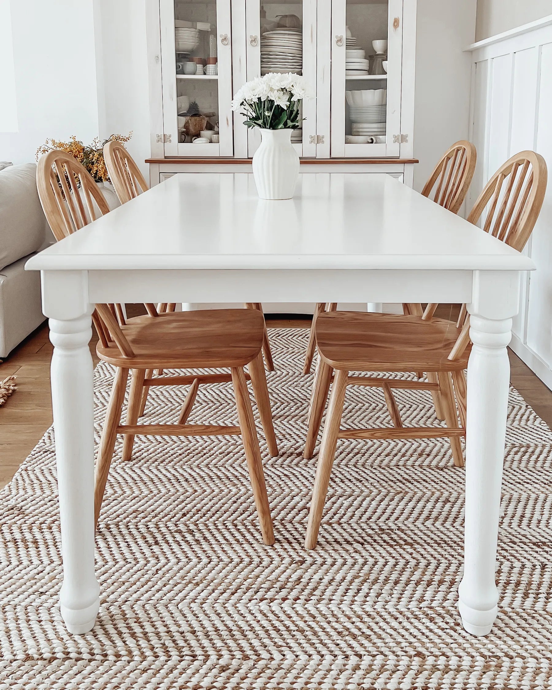 Dining Table CARY White 180 cm 90 cm