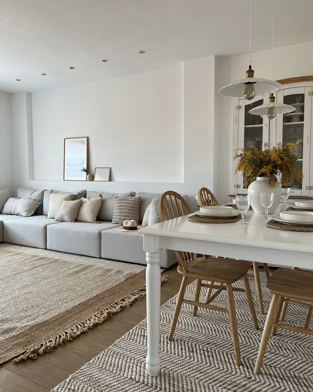 Dining Table CARY White 180 cm 90 cm