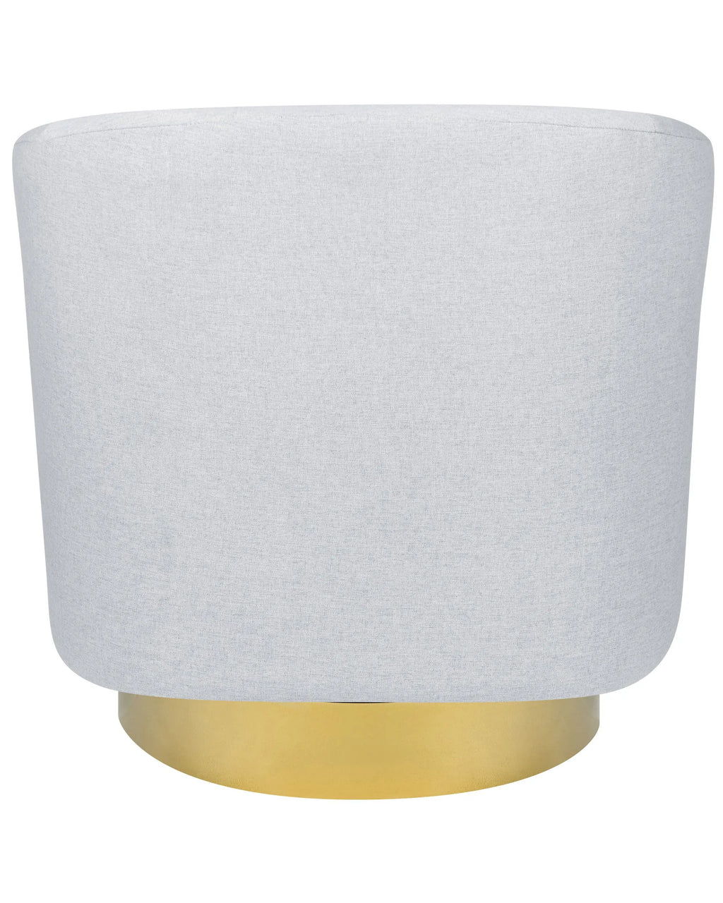 Swivel Armchair LAVIK Fabric Light Grey