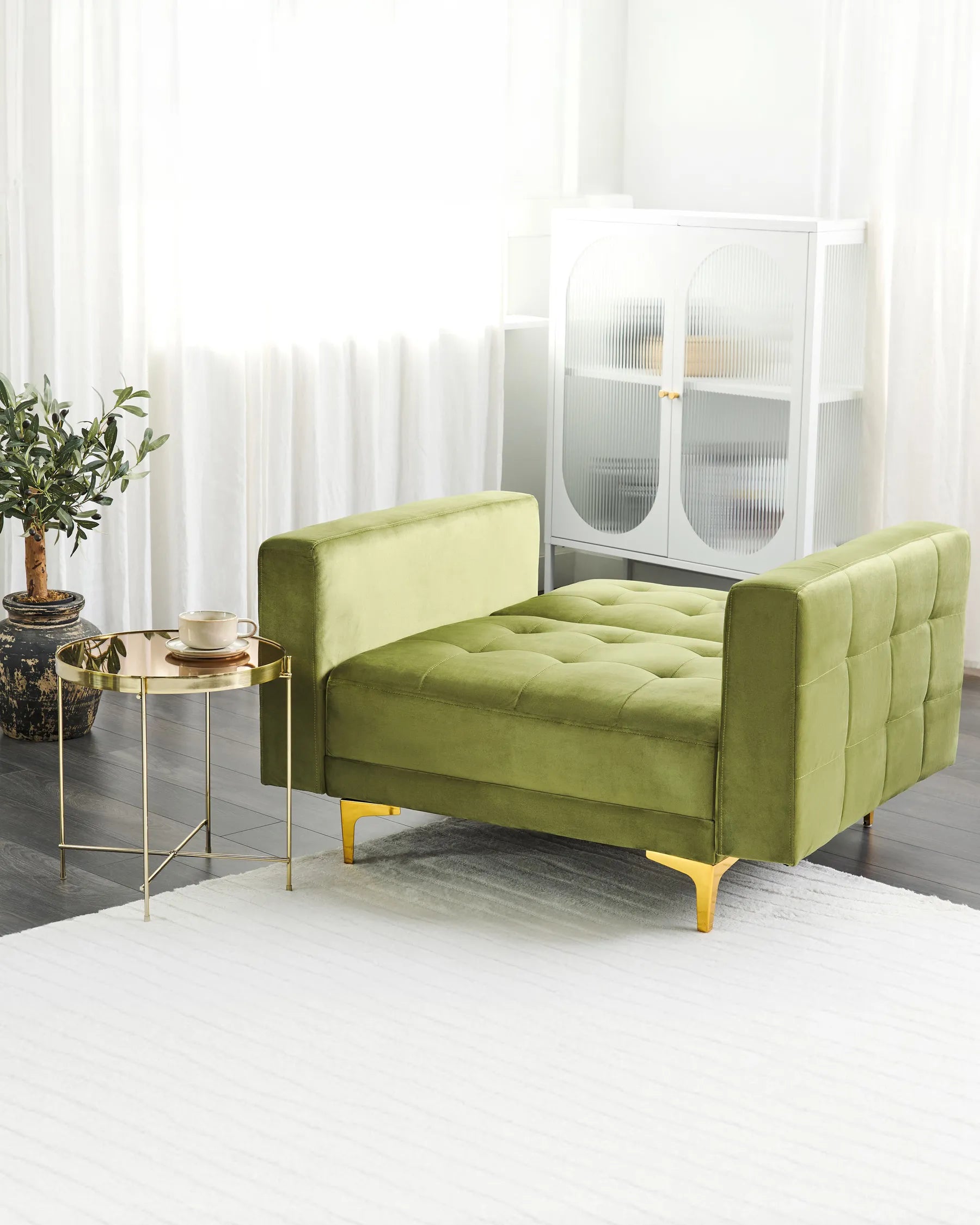 Armchair ABERDEEN Velvet Green