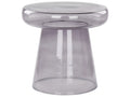 Side Table CALDERA Glass Grey