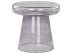 Side Table CALDERA Glass Grey