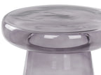 Side Table CALDERA Glass Grey