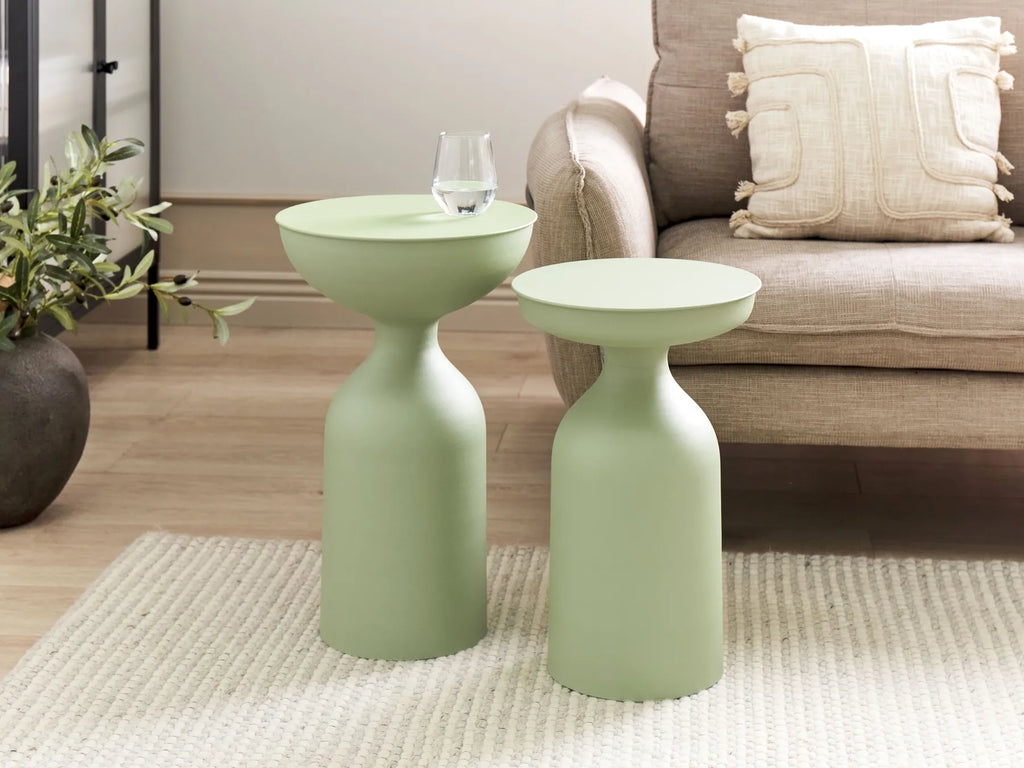 Side Table COTA Metal Light Green