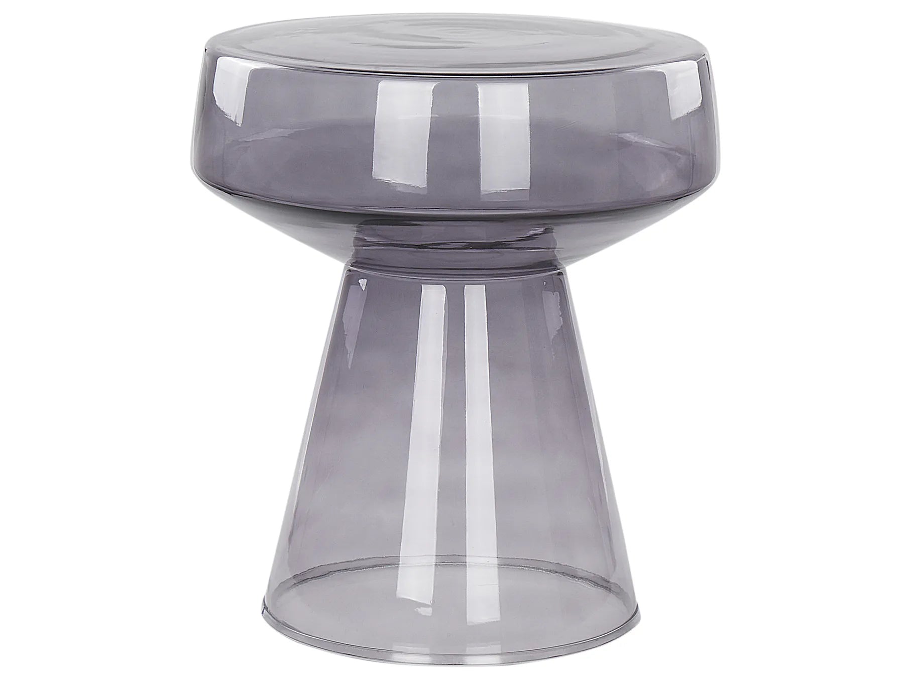 Side Table LAGUNA Glass Grey