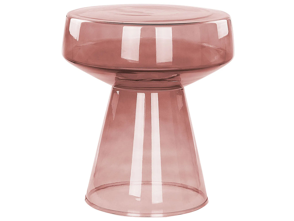 Side Table LAGUNA Glass Red