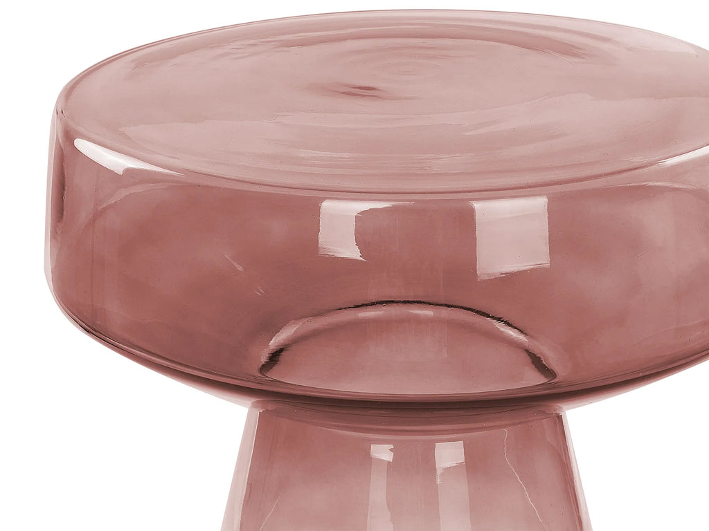 Side Table LAGUNA Glass Red