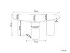 Coffee Table CASABLANCA Marble White