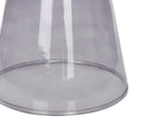 Set of 2 Side Tables LAGUNA/CALDERA Glass Grey